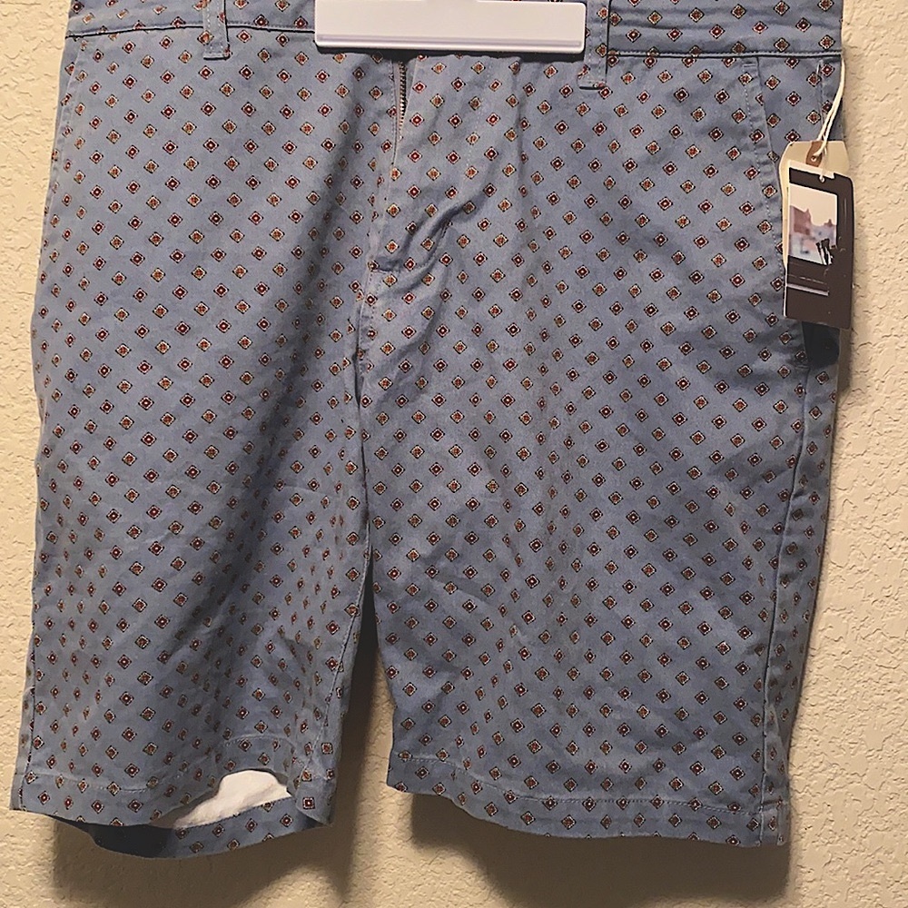 Blue w/ Diamond Print Shorts